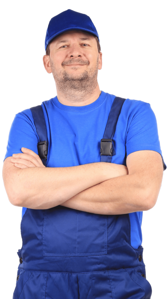 Monteur mit Blaumann